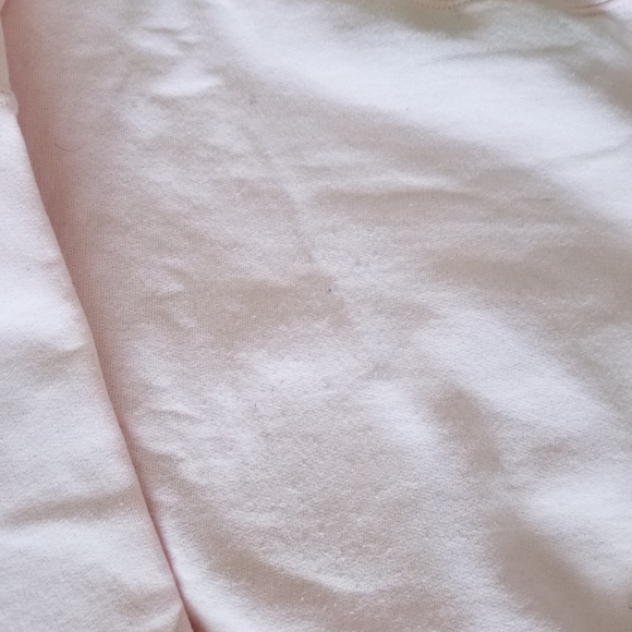 Men's Light Pink Gildan Crewneck w/Roses - Picture 6 of 6